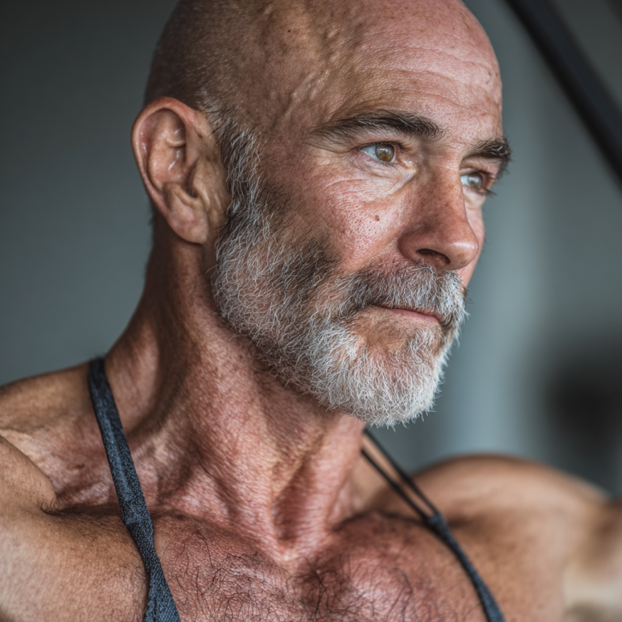 Grup de persoane mature exercițiu